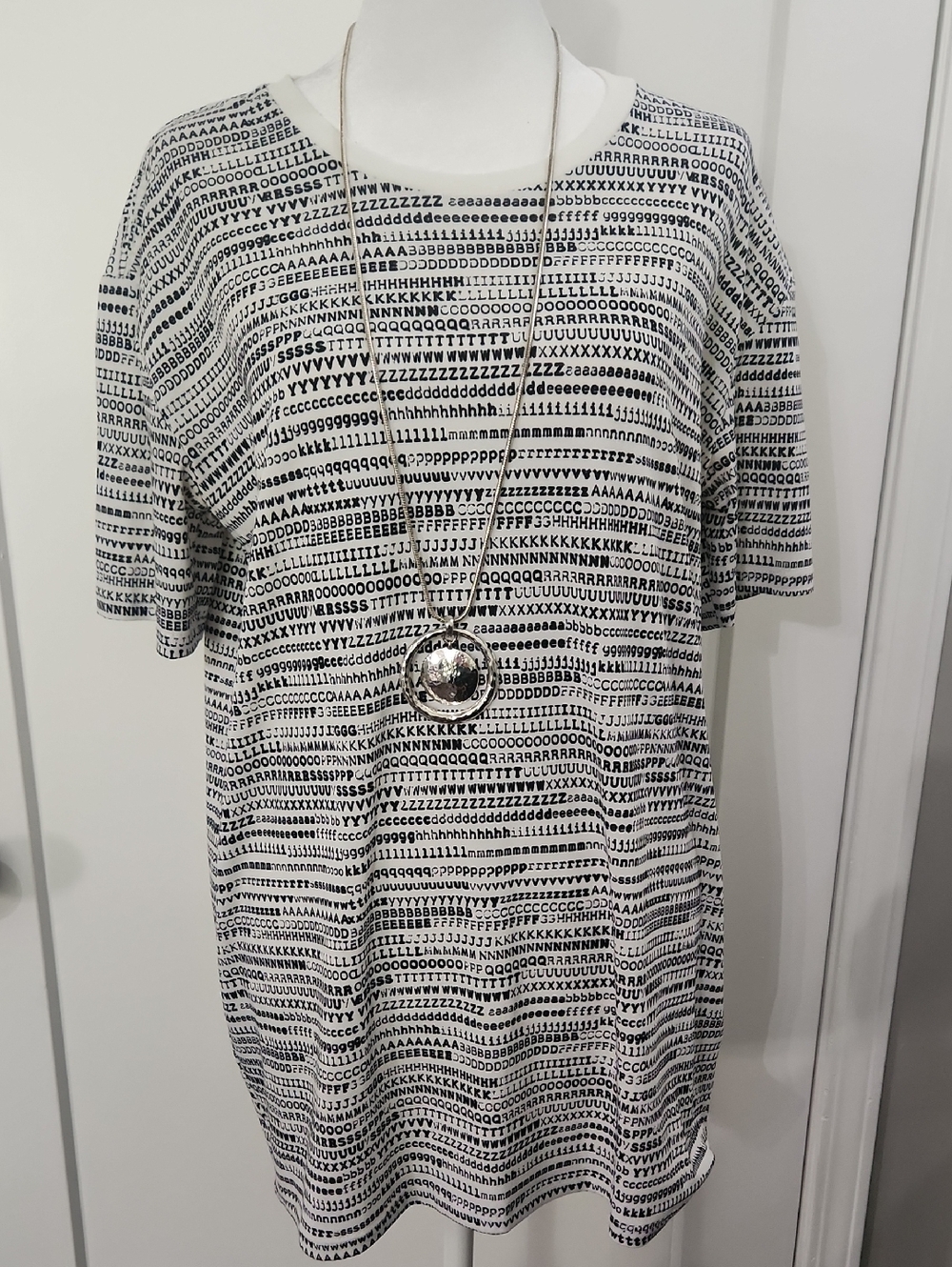 Bkack And White Tunic